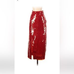 NWT Zara Res Sequin Midi Skirt
